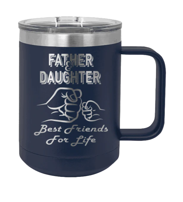 Father & Daughter Fist Bump - 15oz Mug Laser Engraved - Image 9