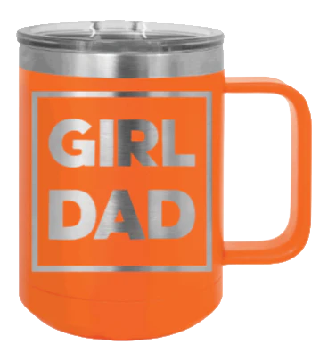 Girl Dad - 15oz Mug Laser Engraved - Image 11