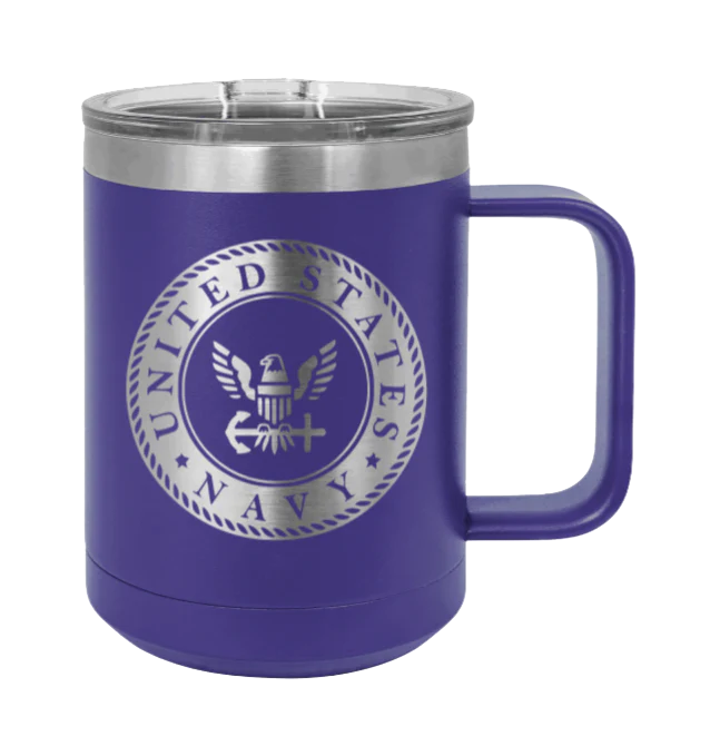 Navy  - 15oz Mug Laser Engraved - Image 13