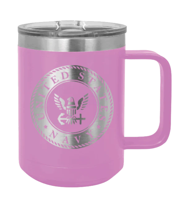 Navy  - 15oz Mug Laser Engraved - Image 7