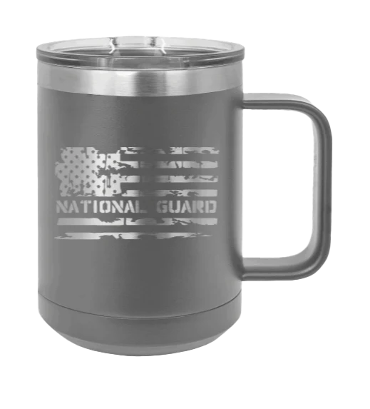 National Guard Flag - 15oz Mug Laser Engraved - Image 4