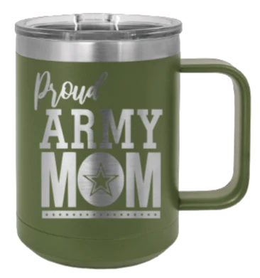 Army Mom - 15oz Mug Laser Engraved - Image 10