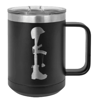 Soldiers Cross - 15oz Mug Laser Engraved
