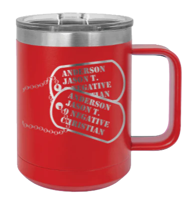 Dog Tags - 15oz Mug Laser Engraved - Image 14