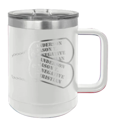Dog Tags - 15oz Mug Laser Engraved - Image 16