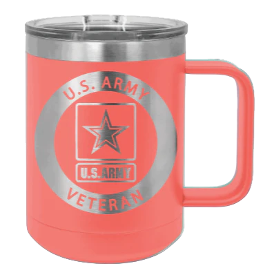 Army Veteran - 15oz Mug Laser Engraved - Image 3