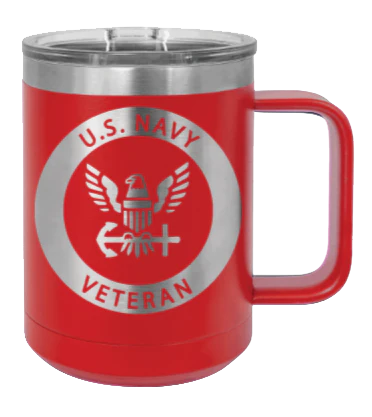 Navy Veteran - 15oz Mug Laser Engraved - Image 14