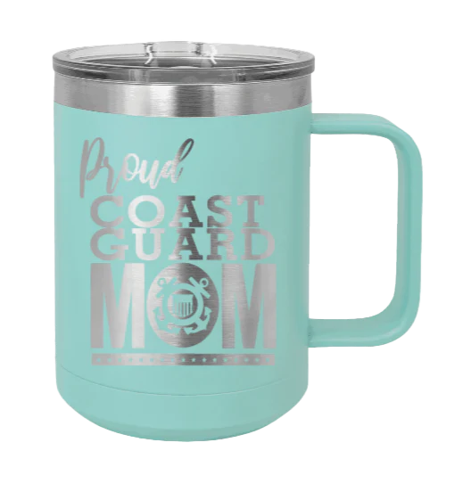Coast Guard Mom - 15oz Mug Laser Engraved - Image 15