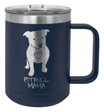 Pitbull Mama - 15oz Mug Laser Engraved - Image 9