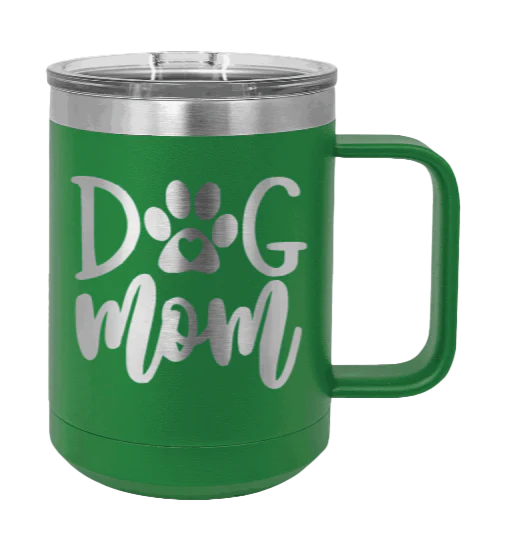Dog Mom - 15oz Mug Laser Engraved - Image 5
