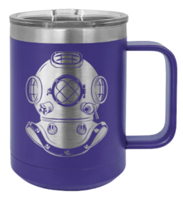 Dive Helment - 15oz Mug Laser Engraved - Image 13