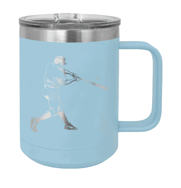 Baseball Player - 15oz Mug Laser Engraved - Image 6