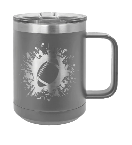 Football - 15oz Mug Laser Engraved - Image 4