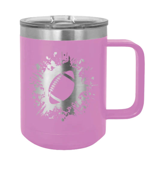 Football - 15oz Mug Laser Engraved - Image 7