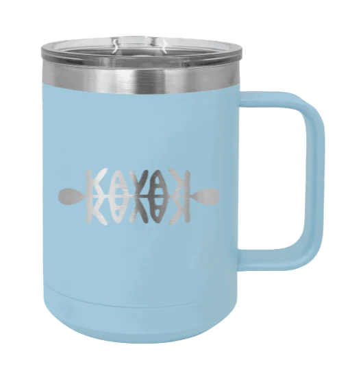Kayak - 15oz Mug Laser Engraved - Image 6