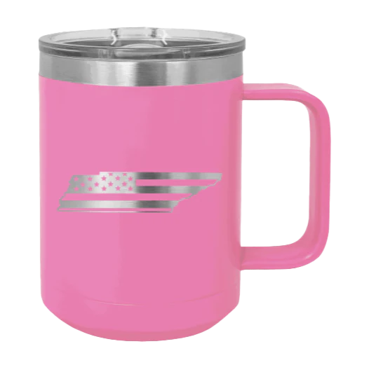 Tennessee Flag - 15oz Mug Laser Engraved - Image 12