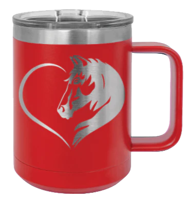 Horse Love - 15oz Mug Laser Engraved - Image 14