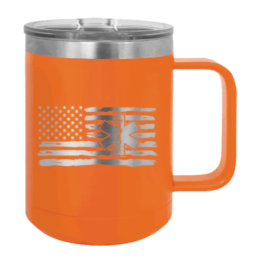 EMS Flag - 15oz Mug Laser Engraved - Image 11