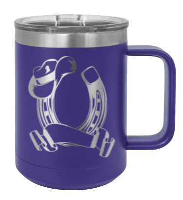 Horse Banner - 15oz Mug Laser Engraved - Image 13