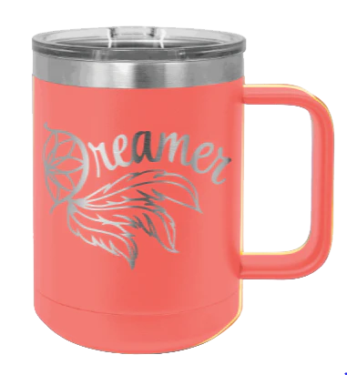 Dreamer - 15oz Mug Laser Engraved - Image 3