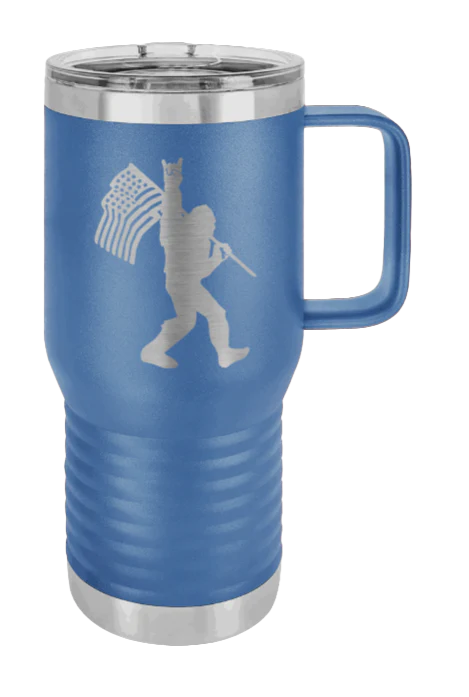 Squatch Flag - 20oz Mug Laser Engraved - Image 2