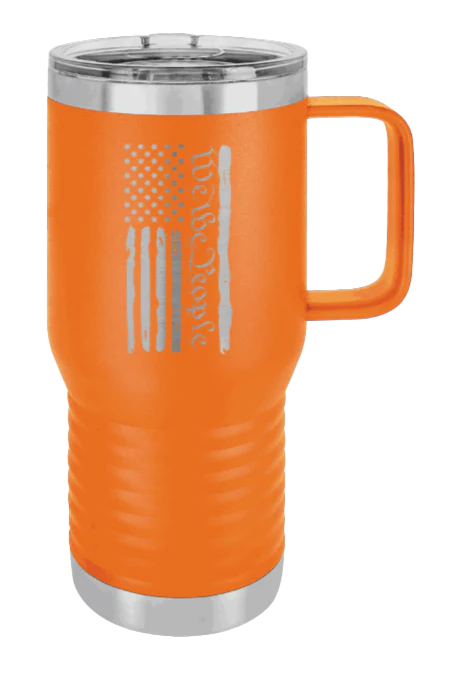We The People Flag - 20oz Mug Laser Engraved - Image 11