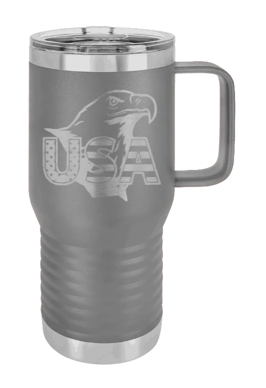 USA Eagle - 20oz Mug Laser Engraved - Image 4