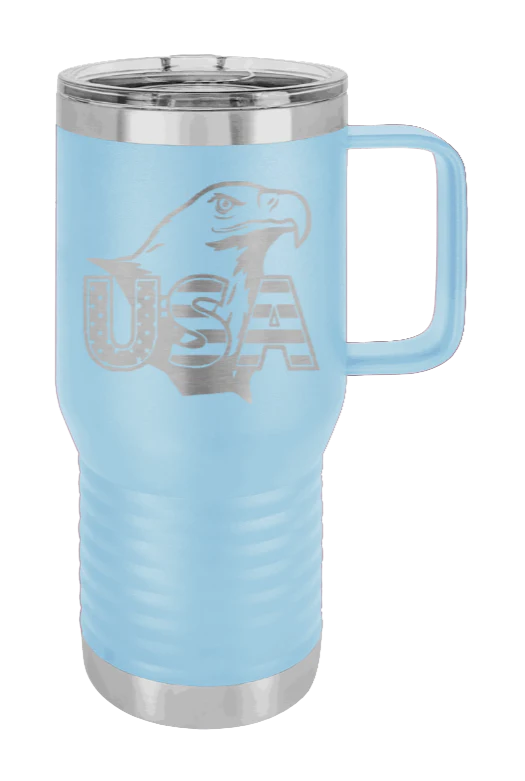 USA Eagle - 20oz Mug Laser Engraved - Image 6
