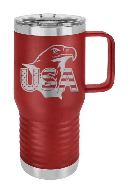 USA Eagle - 20oz Mug Laser Engraved - Image 8