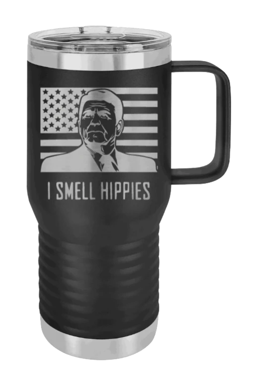 I Smell Hippies - 20oz Mug Laser Engraved