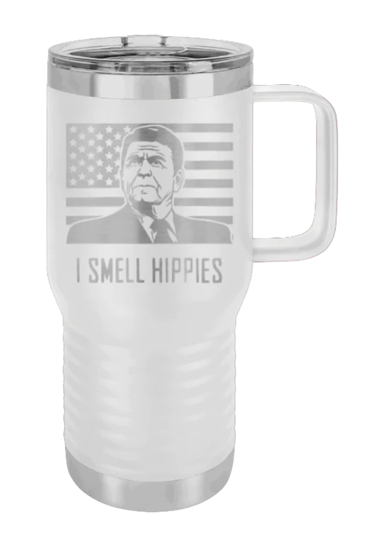I Smell Hippies - 20oz Mug Laser Engraved - Image 16