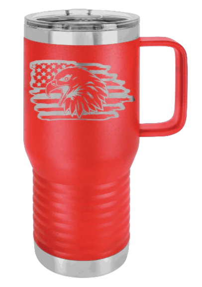 Eagle Flag 2 - 20oz Mug Laser Engraved - Image 14