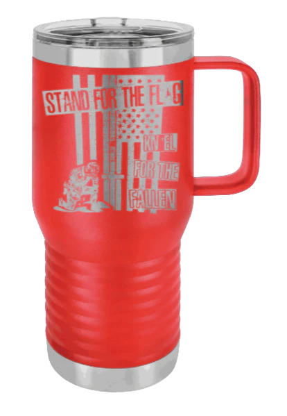 Stand For The Flag 2 - 20oz Mug Laser Engraved - Image 14