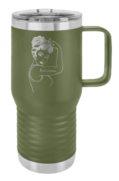 Freedom Girl - 20oz Mug Laser Engraved - Image 10