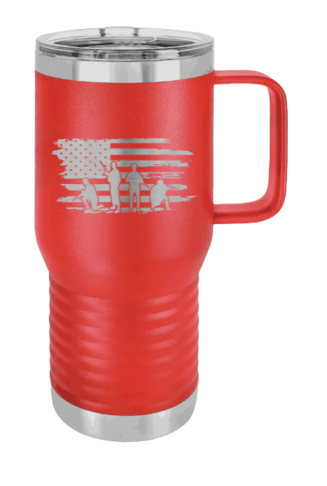 Vet Flag - 20oz Mug Laser Engraved - Image 14
