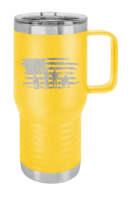 Vet Flag - 20oz Mug Laser Engraved - Image 17