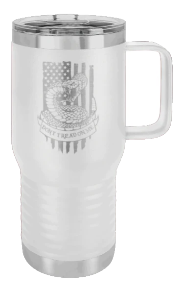 Don't Tread On Me Snake - 20oz Mug Laser Engraved - Image 16