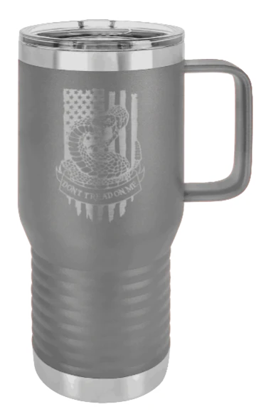 Don't Tread On Me Snake - 20oz Mug Laser Engraved - Image 4