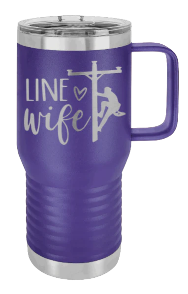 Line Wife - 20oz Mug Laser Engraved - Image 13