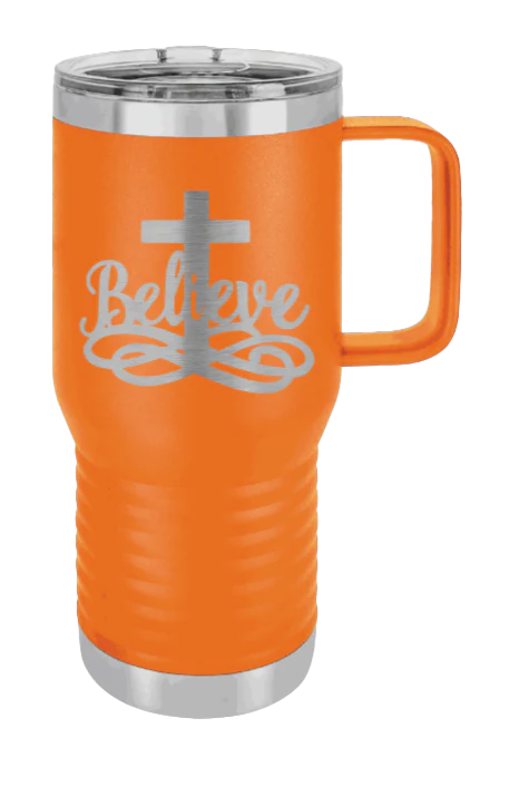 Believe - 20oz Mug Laser Engraved - Image 11