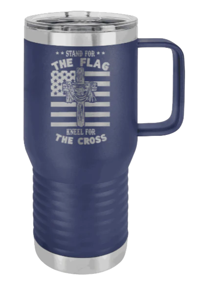 Cross Flag 3 - 20oz Mug Laser Engraved - Image 9