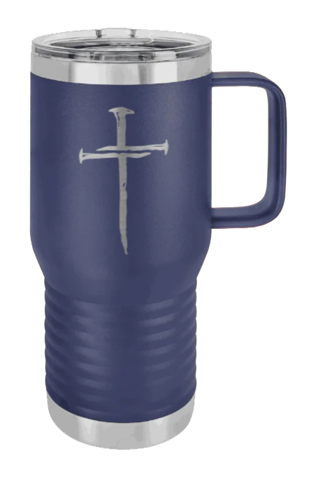 3 Nails Cross - 20oz Mug Laser Engraved - Image 9