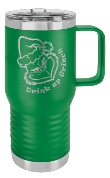 Drink Up Grinches - 20oz Mug Laser Engraved - Image 5
