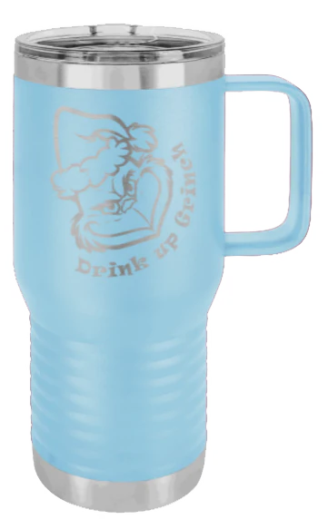 Drink Up Grinches - 20oz Mug Laser Engraved - Image 6
