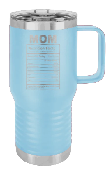 Mom Facts - 20oz Mug Laser Engraved - Image 6