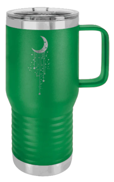 Moon & Stars - 20oz Mug Laser Engraved - Image 5