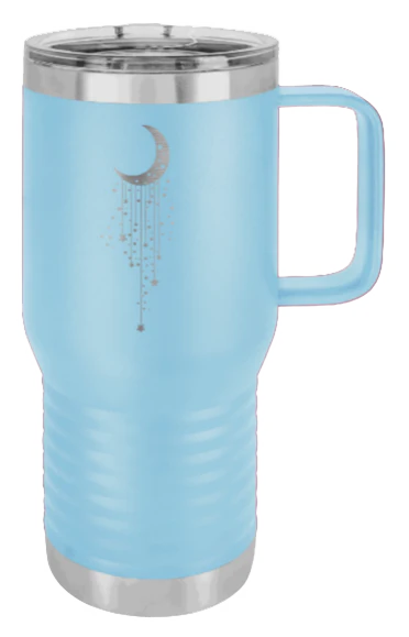 Moon & Stars - 20oz Mug Laser Engraved - Image 6