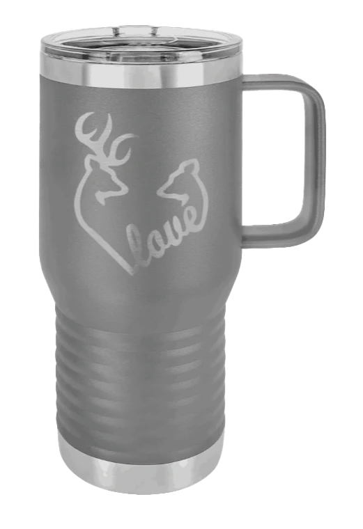 Buck Doe Love - 20oz Mug Laser Engraved - Image 4
