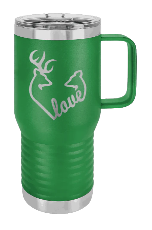 Buck Doe Love - 20oz Mug Laser Engraved - Image 5