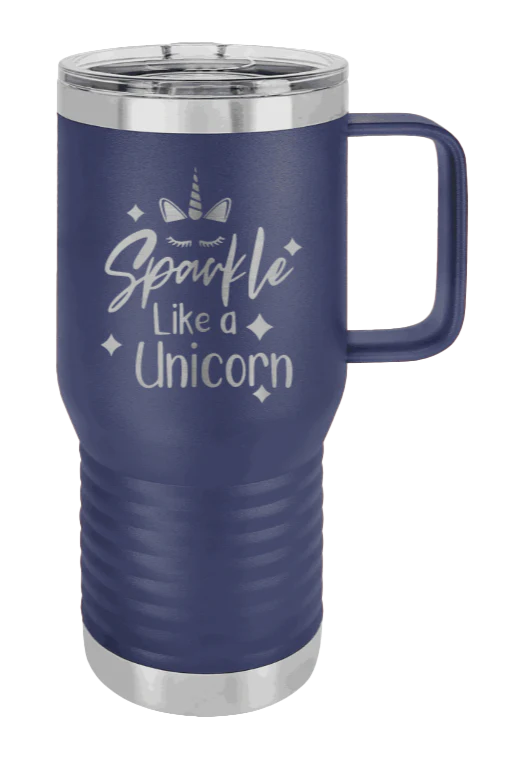 Sparkle Like A Unicorn - 20oz Mug Laser Engraved - Image 9